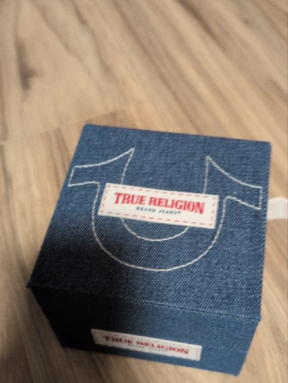 True Religion Two-Tone Gold and Navy Dial Watch Men's